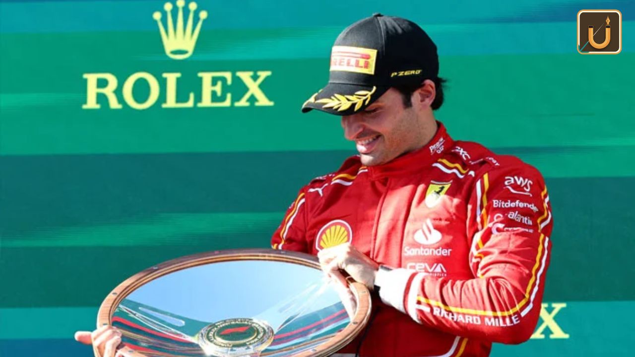 Usthadian Academy / Ferrari’s Carlos Sainz clinched victory at the Australian Grand Prix | 27 mar 2024 Usthadian Academy / Ferrari’s Carlos Sainz clinched victory at the Australian Grand Prix